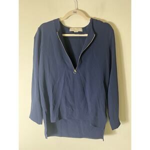 Stella McCartney Navy Zipper Top